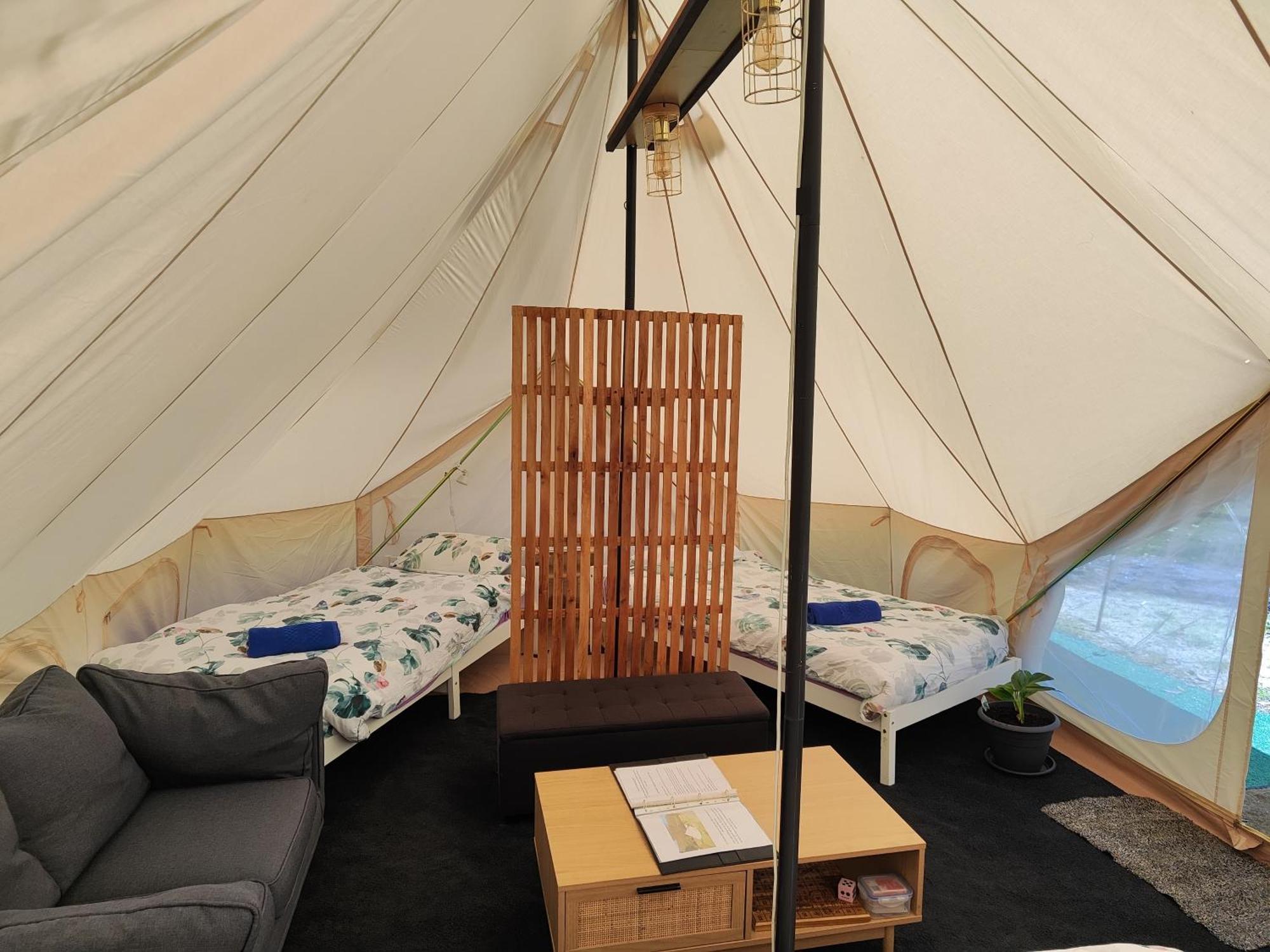 Glamping At Zeehan Bush Camp Extérieur photo