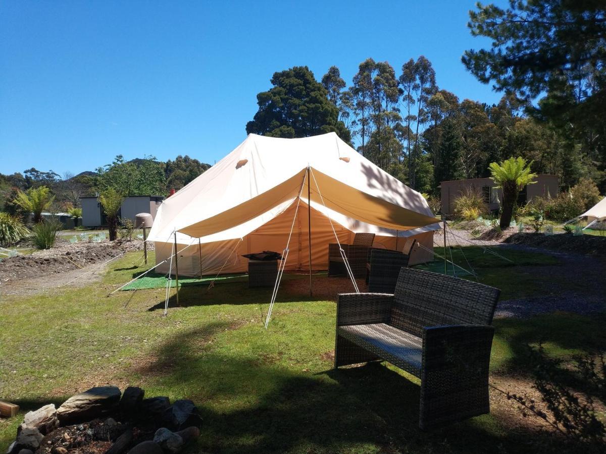 Glamping At Zeehan Bush Camp Extérieur photo